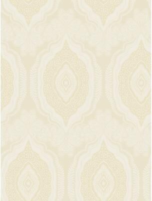 Seabrook Designs Delphine Ornamental Damask Unpasted Wallpaper