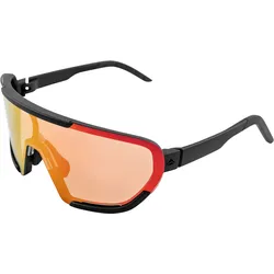 Sonnenbrille PRO RACE, MERIDA, Bügelanschlag mit schwarzem Merida-Logo, Größe: Onesize, Farbe: Schwarz/Grau, Gewicht: 33 g, VE: 1 Stk.