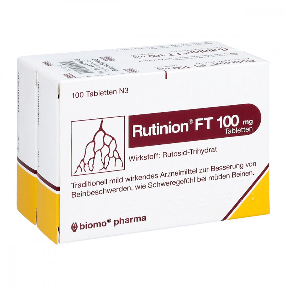 biomo pharma GmbH Rutinion FT 100mg 02147368
