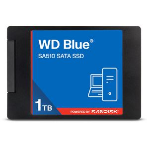 WesternDigital Festplatte WD Blue SA510 WDS100T5B0A-00LMP0, 2,5 Zoll, intern, SATA III, 1TB SSD
