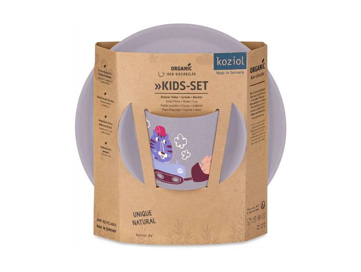 Koziol Service enfant Connect 3 pièces Lastbilar