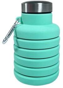 Inspire Essentials Collapsible Silicone Water Bottle BPA Free Foldable Travel Water Bottle 4