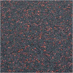TRENDY SPORT Bodenmatte Rubber Flooring Segura 1000 schwarz/rot 2,0 cm
