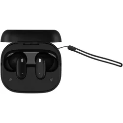 Akashi Kabellose Bluetooth 6.0 ANC Kopfhörer mit LCD-Touchscreen-Ladeetui (6 h), Kopfhörer, Schwarz