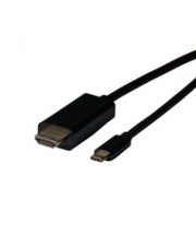 EFB Elektronik USB Typ C HDMI Kabel Stecker 4Ka30Hz 2m 2 m (EBUSBC-HDMI-4K30K.2)