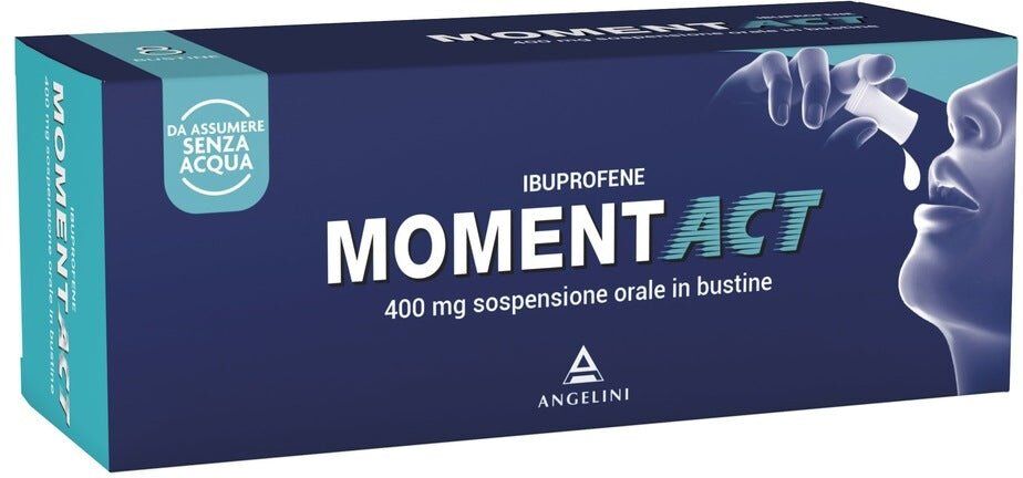 Angelini Pharma Momentact 400mg 8 bustine sospensione orale 10ml