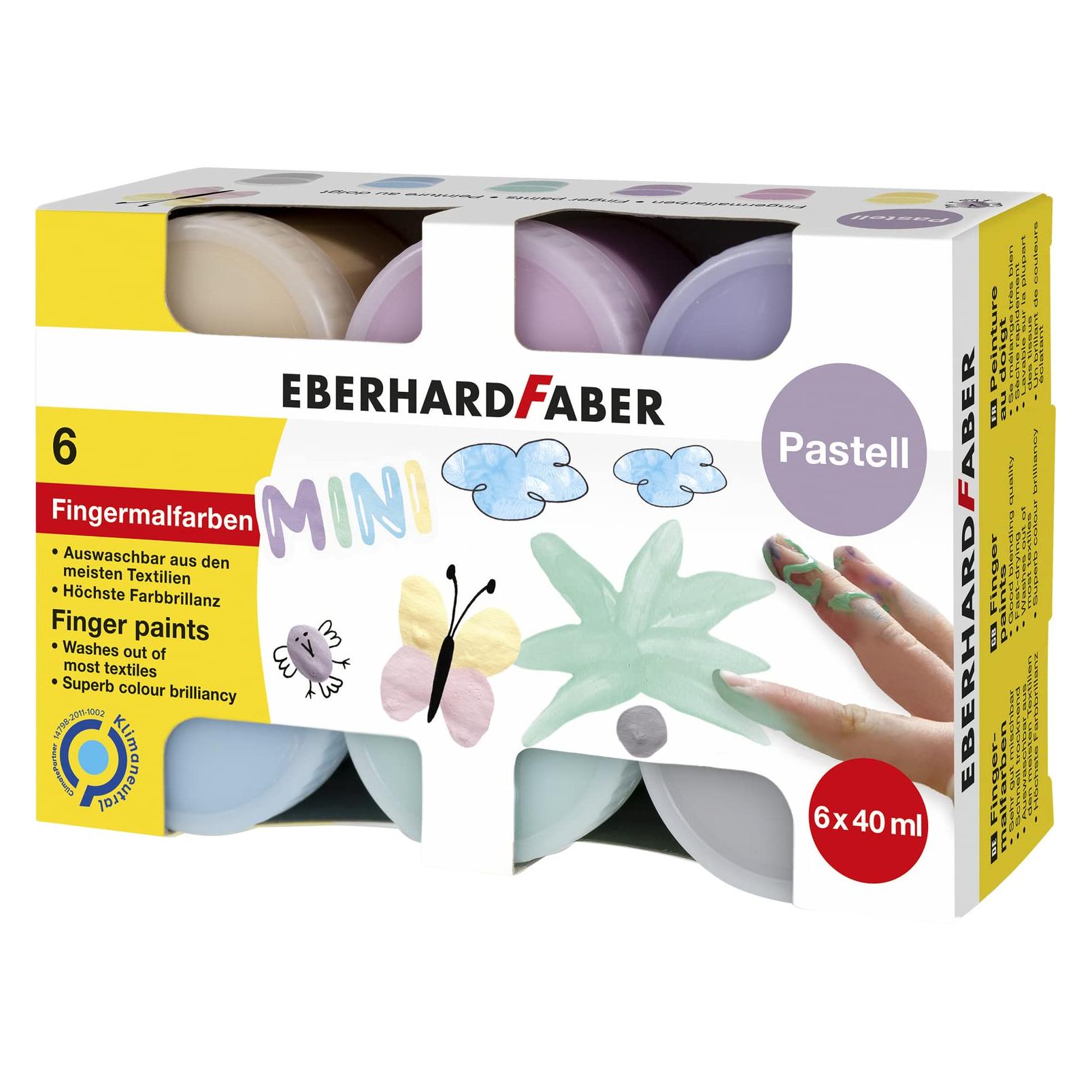 Faber Fingerfarben 6x 40ml Pastell (40 ml) (578604)