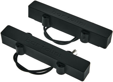 Bartolini 6-String J-Bass JS66J B/T Set noir