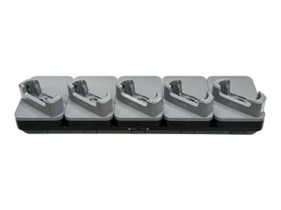 Zebra Handheld-Ladestation - Ethernet - Ausgangsanschlüsse: 5 - 48.3 cm (19") (CRD-TC7A-5SE5D-1)