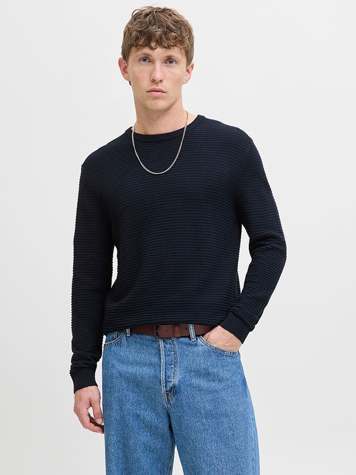 Jack & Jones Pullover in Dunkelblau - S