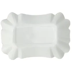 DayBays 250 Stk. Pommesschale KU51 ca 9x14x3 cm laminiert weiß ohne Beschichtung