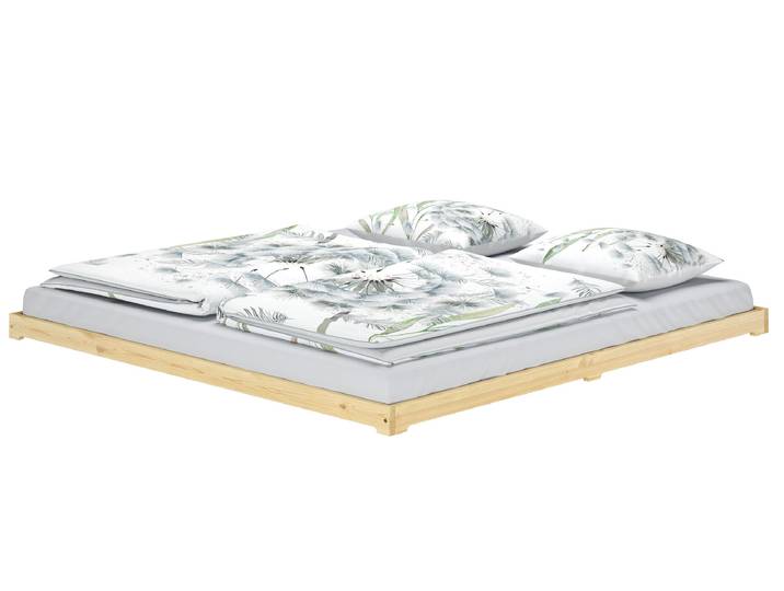 Echtholzbett Futonbett Doppelbett 180 x 200 cm Kiefer