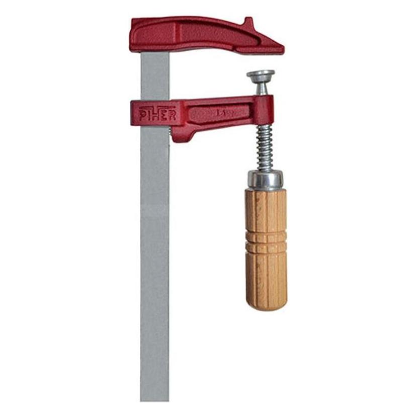 Piher Klemmen MM 20 cm, Maultiefe 7 cm, max. 4000 N, Holzgriff (200 mm) (?02020)
