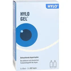 HYLO-GEL Augentropfen 2X10 ml Augentropfen