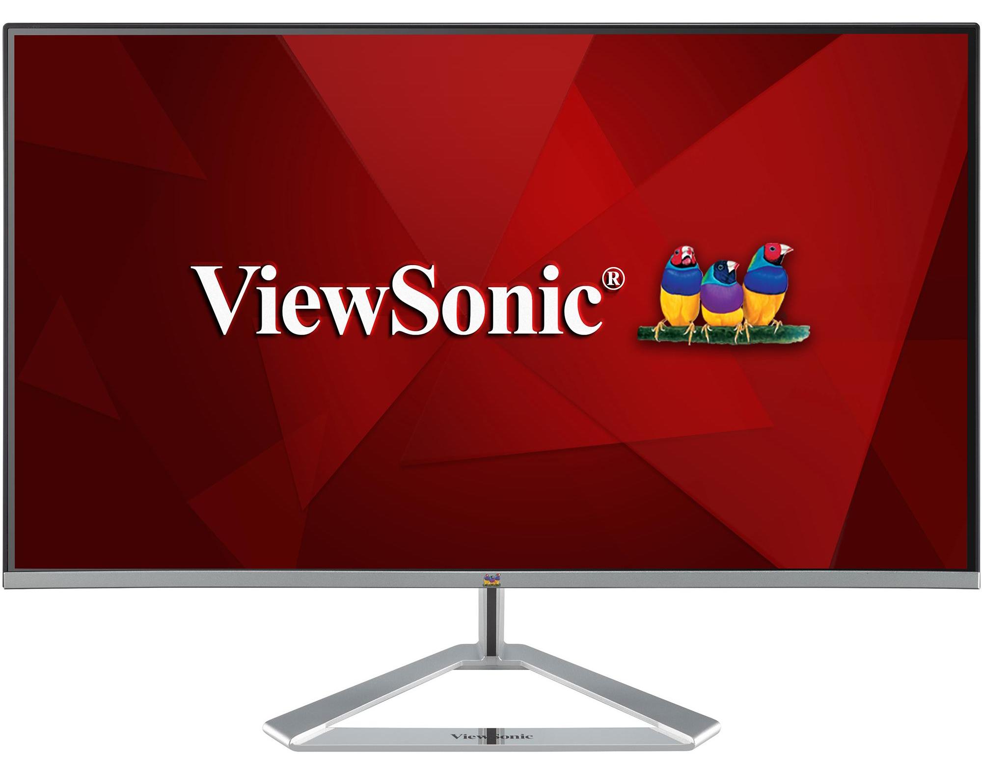 Viewsonic VX Series VX2476-SMH, 60,5 cm (23.8"), 1920 x 1080 Pixel, Full HD, LED, 4 ms, Schwarz, Silber