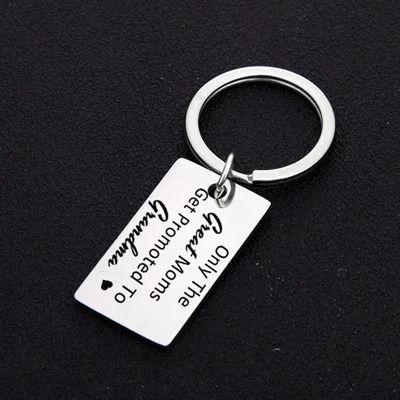 Grandparent Promotion Keychain Soon To Be Grandma And Grandpa Gift grandma