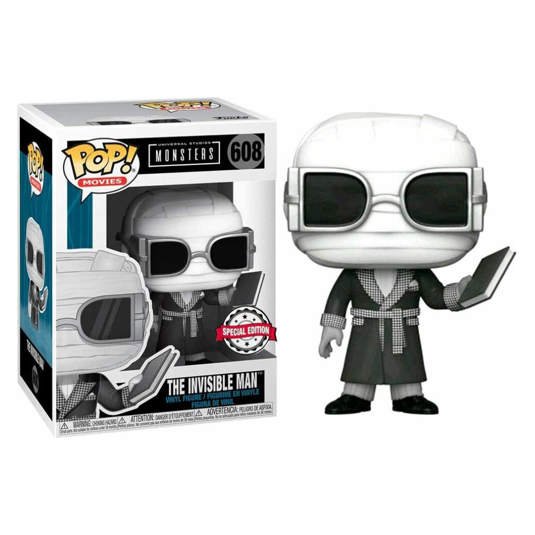 Funko Pop! Universal Studio : Invisible Man B&W Excl (35728)