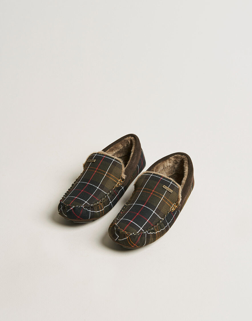 Barbour Lifestyle Monty Indoor Car Shoe Classic Tartan men EU42 Brun