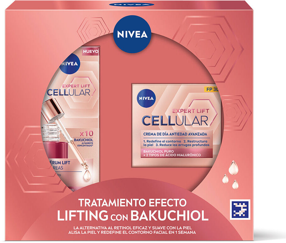 Nivea Soin Effet Lifting Crème De Jour + Sérum (ENSEMBLE De 2)