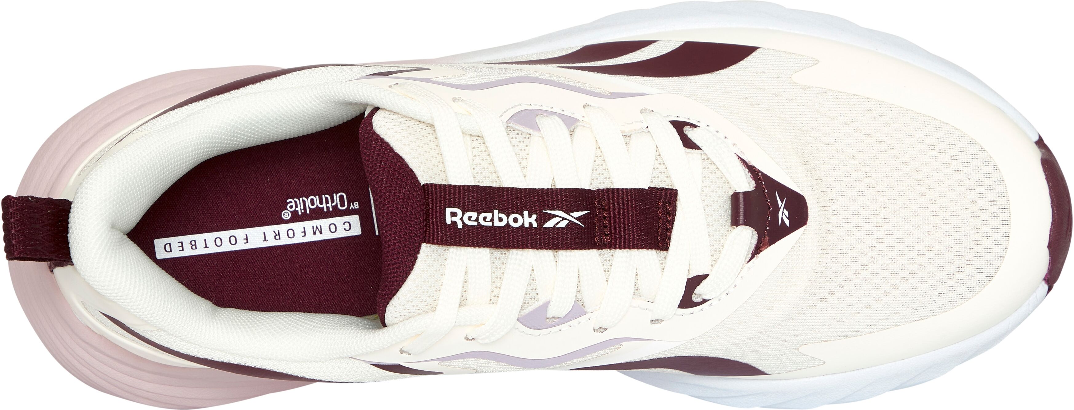 Laufschuh REEBOK "VERSE", Damen, Gr. 40, vintage chalk, rot velvet, elemtnal pink, Synthetik, Textil, Schuhe Laufschuh vintage chalk, rot velvet, elemtnal pink 40