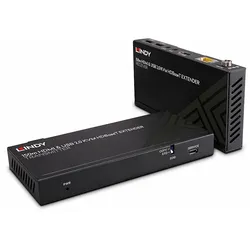 Lindy 150m Cat.6 HDBaseT KVM Extender, HDMI 4K60, USB 2.0 & IR