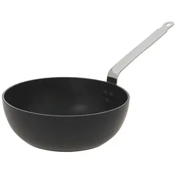 de Buyer Choc Intense Sauteuse Edelstahlgriff Induction 24cm, Pfanne + Kochtopf, Schwarz