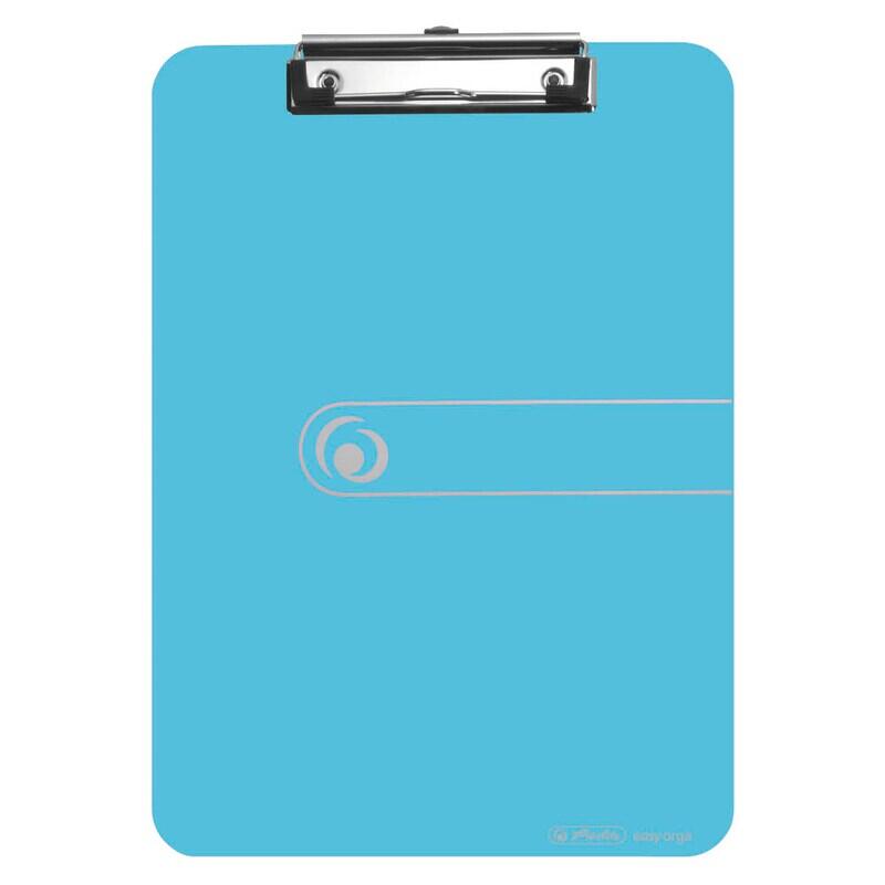 herlitz Klemmbrett easy orga DIN A4 transparent blau 300000675