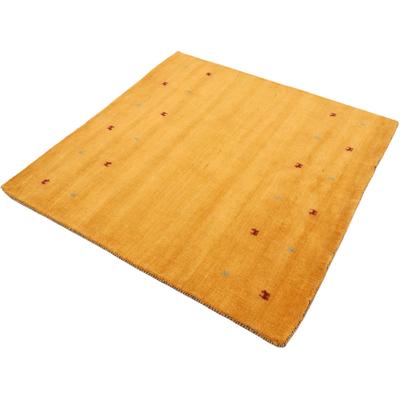 carpetfine "Gabbeh Uni, auch als Läufer und Rund erhältlich" quadratisch 15 mm Höhe reine Wolle, handgewebt, Gabbeh Loom Tiermotiv, große Farbauswahl