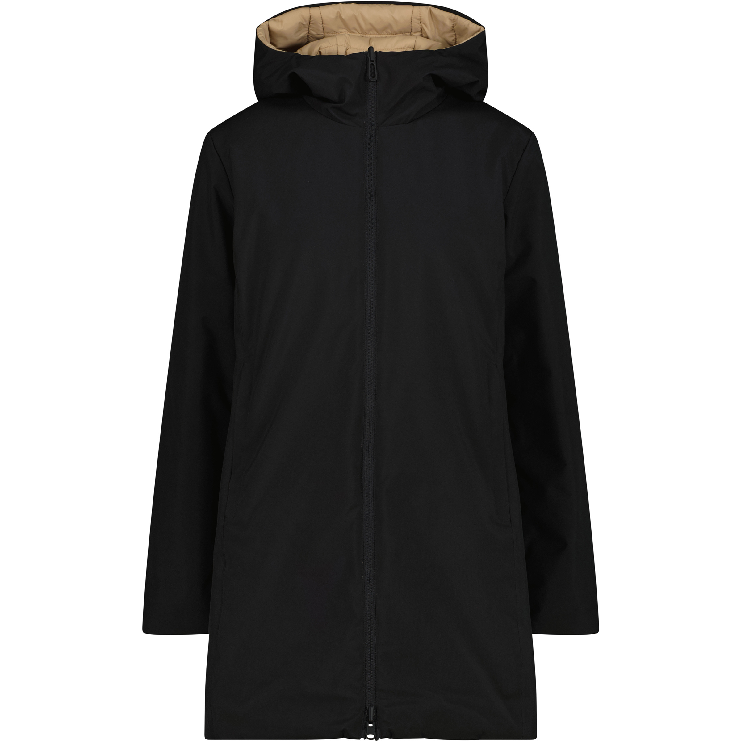 CMP Reverse Parka Damen Winterjacke schwarz Größe XXL Lifestyle Windabweisend Wasserabweisend