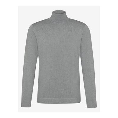 Rollkragenpullover BENVENUTO. "BENVENUTO. Pullover ALBERTO", Herren, Gr. XXL, lightgrau, Pullover Rollkragenpullover, mit weichem Strickmaterial