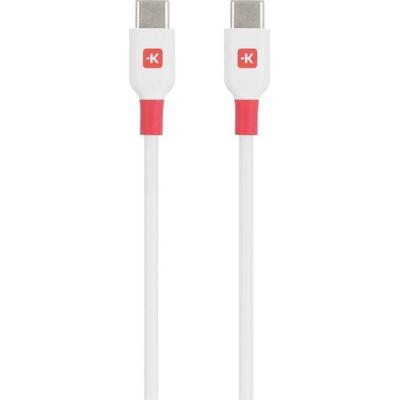 Skross USB-C® Kabel USB 2.0 USB-C® 1.20m Weiß SKCA0019C-C120CN