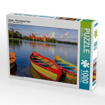 CALVENDO Puzzle Litauen - Wasserburg Trakai 1000 Teile Puzzle quer | 1000 Teile Lege-Größe 64 × 48 cm Foto-Puzzle für glückliche Stunden