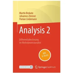 Analysis 2, Fachbücher von Martin Brokate, Florian Lindemann, Johannes Zimmer