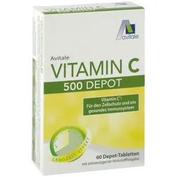 Avitale VITAMIN C 500 mg depot Kapseln 60 St Tabletten