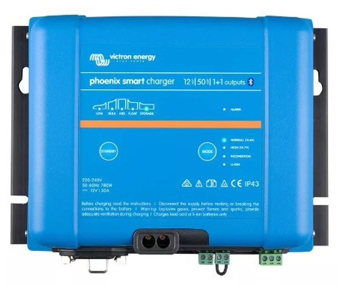 Victron Energy Phoenix Smart IP43 lader 12/50(1+1) 120-240V