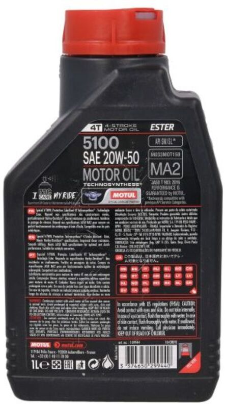 Motoröl MOTUL 5100 20W50 1L