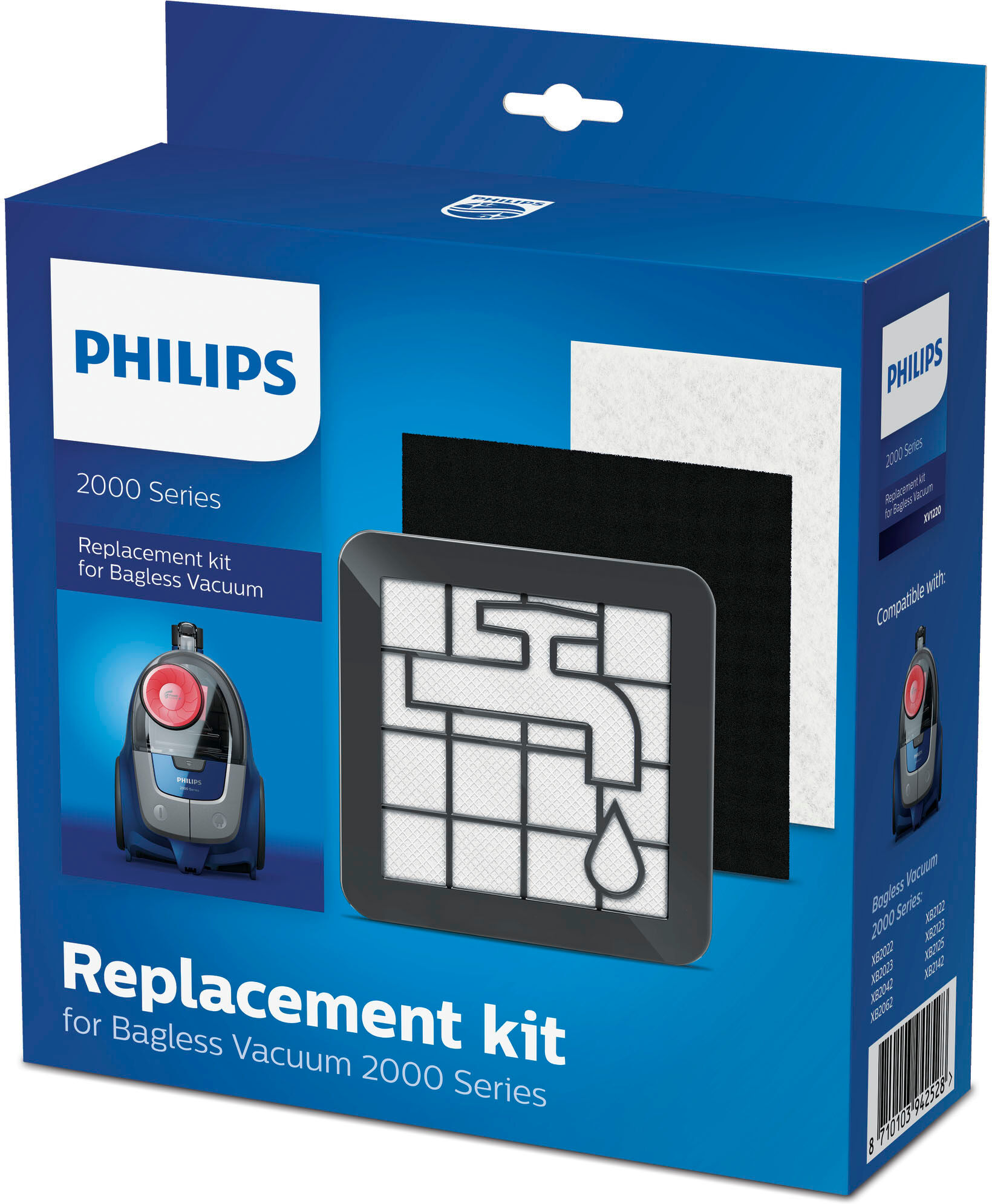 Philips Filter-Set "XV1220/01", schwarz, Filterkartuschen, Filter-Set schwarz Einheitsgröße