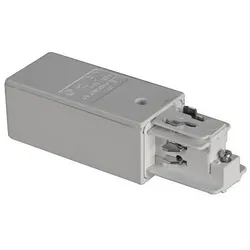 Brumberg Endeinspeisung für 3-Phasen-Stromschienen, Schutzleiter rechts, Silber BRUM-88122680