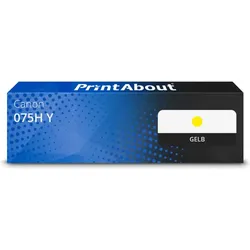 Toner kompatibel mit Canon 075H Y - Gelb - Hohe Kapazität
