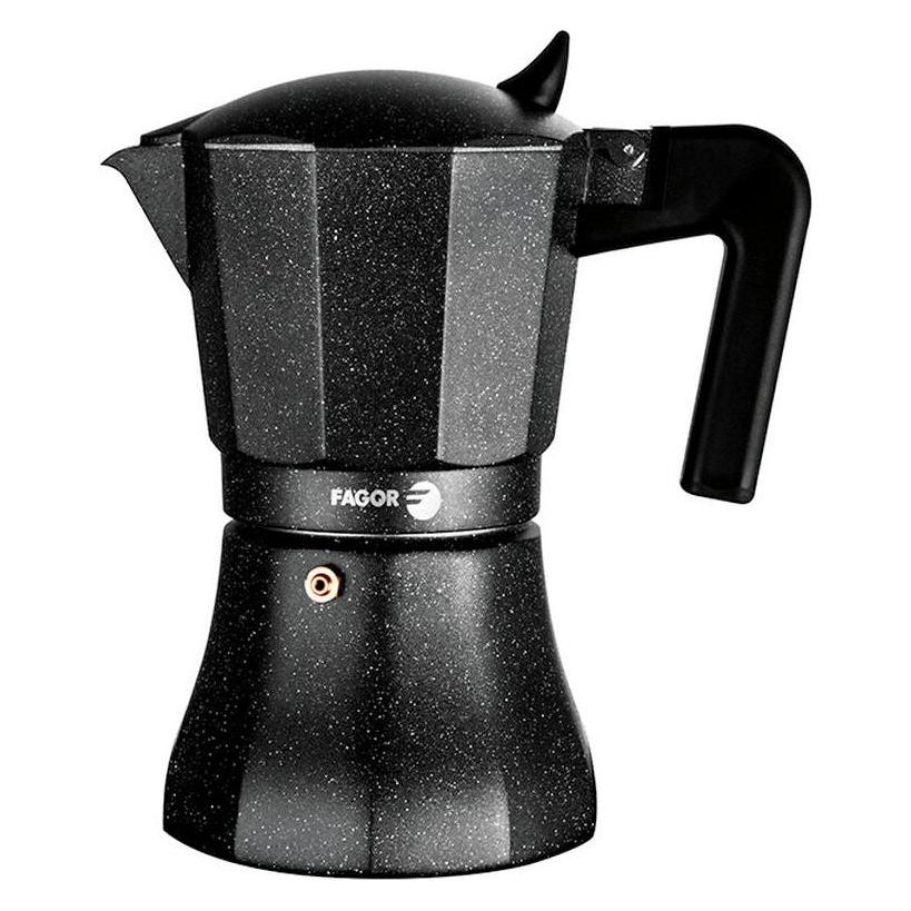 Fagor Italienische Kaffeemaschine TIRAMISU 3 Schwarz Aluminium (3 Tassen) (45278594)