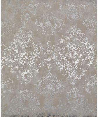 Antonina Vella Stargazer White & Silver Wallpaper