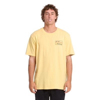 T-Shirt BILLABONG "Runner Premium", Herren, Gr. L, raffia, Obermaterial: 100% Baumwolle., Shirts T-Shirt