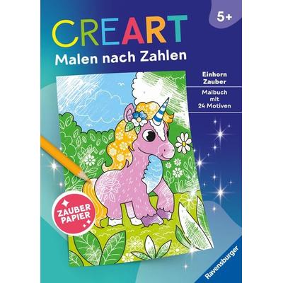 CreArt Malen nach Zahlen ab 5 - Zauberpapier: Einhorn Zauber, Taschenbuch von , Ravensburger Verlag GmbH, 978-3-473-48865-0