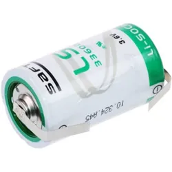 Saft LS33600 ER-D Mono Lithium-Thionylchlorid 3,6V, 17.000 mAh mit U Lötfahne