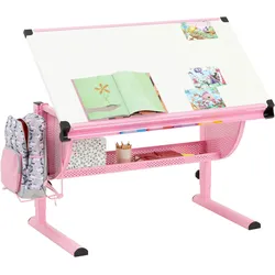 KINDERSCHREIBTISCH SARI weiß/rosa