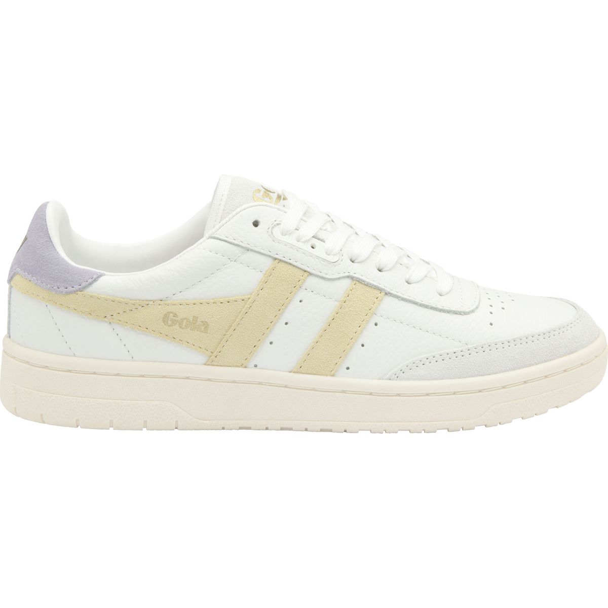 Gola Falcon Sneaker Women white/lemon/lavender (XY) 3 CLB415-XY-3-whitelemonlavender