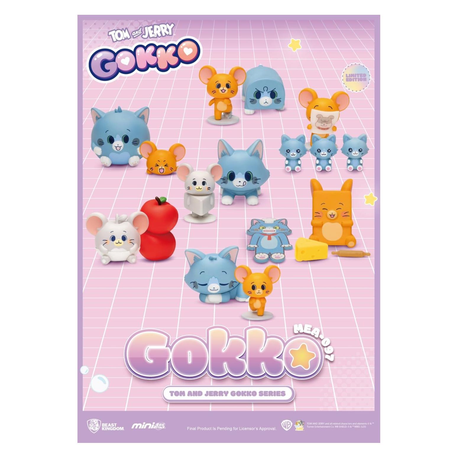 Beast Kingdom Tom & Jerry Gokko Series Figuren Blind Box (6) (BKDMEA-097)