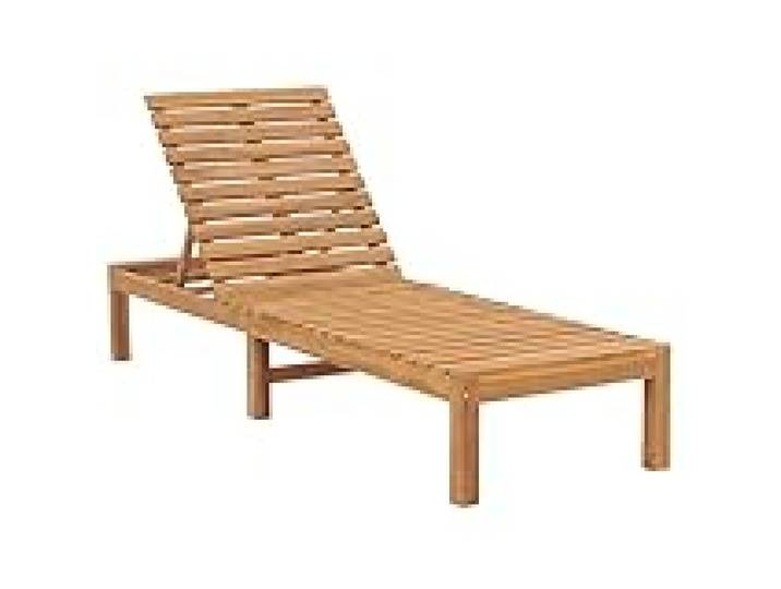 Helloshop26 Transat Chaise Longue Bain de Soleil lit de Jardin terrasse Meuble d'extérieur Bois de Teck Solide 02_0012714