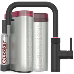 Quooker Flex Square PRO3 CUBE schwarz *7 Jahre Garantie & CUBE Filter Starter Paket* FXSBLK PRO3 CUBE2