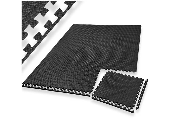 Bodenschutzmatte 24-tlg. - schwarz